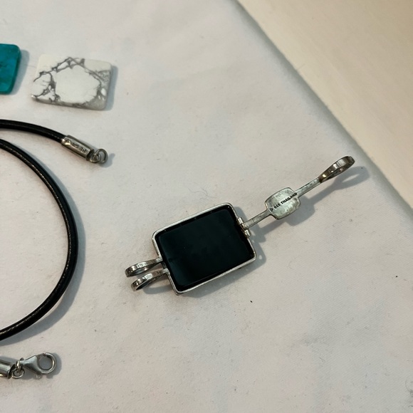 Silpada Sterling Silver Pendant-reversible - Picture 3 of 4